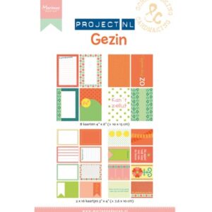 PL2502 Marianne Design Card set Project NL-Gezin