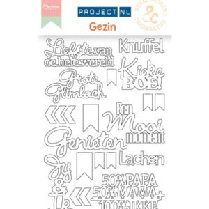 PL3502 Marianne Design Project NL Chipboard-Gezin