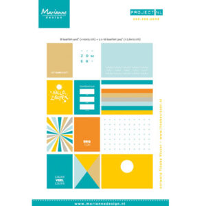 PL2505 Marianne Design Project NL Cards- zon, zee strand