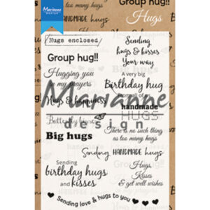 CS1011 Marianne Design Clear Stamps Hugs UK