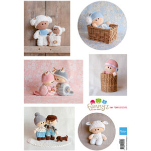 VK9574 Marianne Design Knipvel A4 Ilse's Funny's - Baby