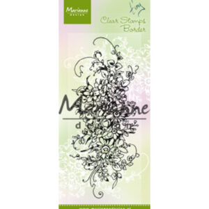 TC0872 Marianne Design Clear Stamp Tiny's Border â Bouquet
