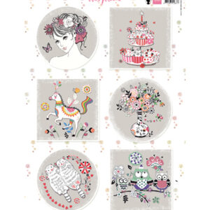 EWK1268 Marianne Design Knipvel A4 Tres Jolie 1