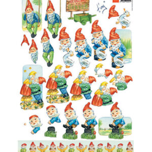 IT535 Marianne Design Knipvel A-4Kabouters