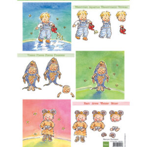 SB7601 Marianne Design Knipvel A-4 Sterrenbeelden-Waterman