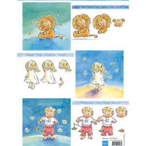 SB7603 Marianne Design Knipvel A-4 Sterrenbeelden-Leeuw