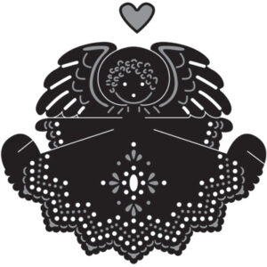 CR1232 Marianne Design Craftables Angel with heart