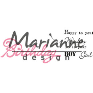 COL1349 Marianne Design Collectable Birthday - UK