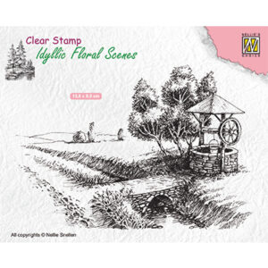Idyllic Floral Scenes clear stamps 'Well'