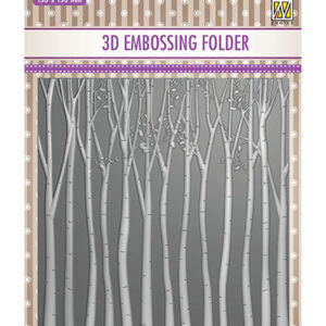40655 - Nellie's Choice 3D Embossing Folder Trees
