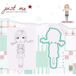 Just Me Die + Clear stamp, Back to School