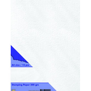 Stamping paper, 200 gr. white