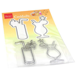HT1656 Marianne Design Clear Stamps - Hetty's Summer - cocktails