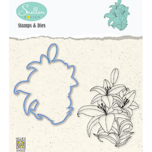 Metal dies +Clear stamps - Flowers serie: -Lily