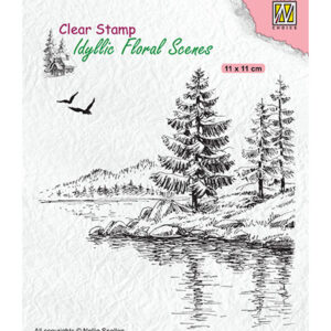 Clear stamps - Wintery water's edge