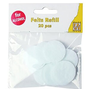 Refill felts round for IAP006 (20 pcs/polybag)