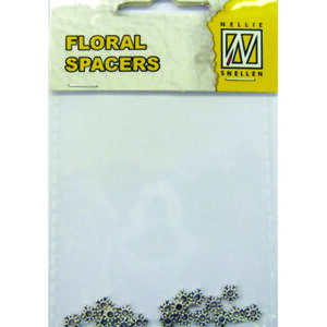 Floral Spacers (20) - silver nr. 1