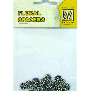 Floral Spacers (20) - silver nr. 2