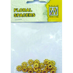 Floral Spacers (20) - gold nr. 8