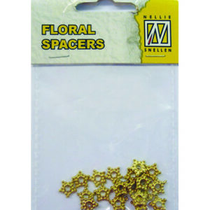 Floral Spacers (20) - gold nr. 9
