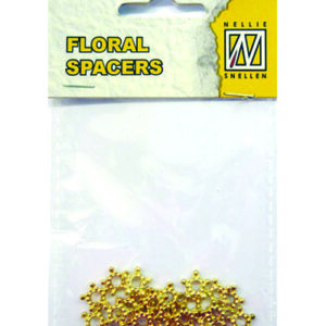 Floral Spacers (20) - gold nr. 10