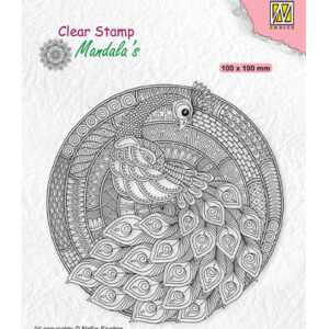Clear Stamps, Mandala Peacock