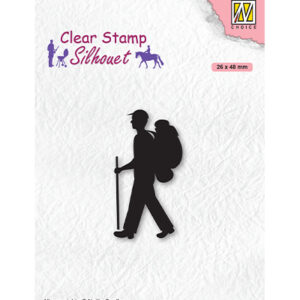 Clear Stamps, Silhouette Men-things Backpacker