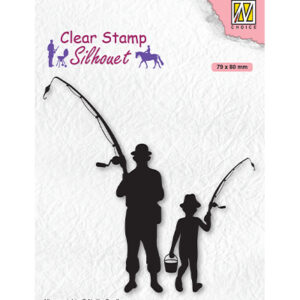 Clear Stamps, Silhouette Men-things Fishermen