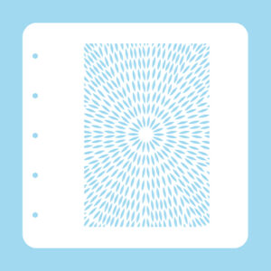 Stencil for using on Magnetic colour set, Burst