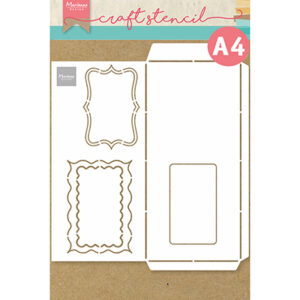 PS8079 Marianne Design mask stencil Slimline envelope  A4