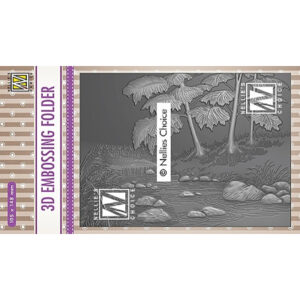 44039 - Nellie's Choice 3D Embossing Folders Waterfall