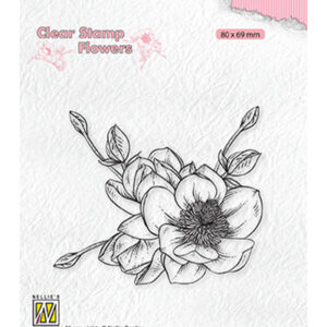 Clear stamps Flowers, Magnolia flower