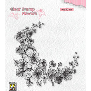 Clear stamps Flowers, Blossom corner