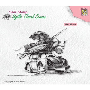 Clear stamps Idyllic Floral Scenes, Summer vacation