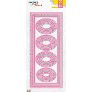 Multi Frame dies, Slimline Die Ovals