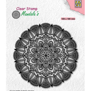 Clear Stamps Mandala, Dahlia flower