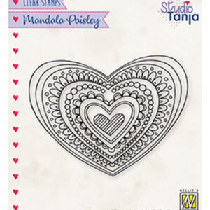 Clear Stamps, Mandala's Paisley heart