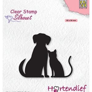 Clear Stamps Silhouettes Hartendief, My friends