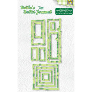 Dies suitable for Nellie's Bullet Journal, Frame dies