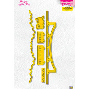 Shape dies, Bridge with train