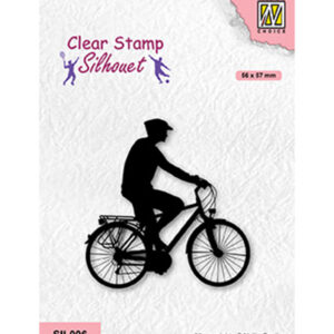 Clear Stamps Silhouette sports serie, Cycling