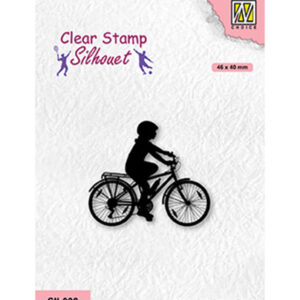 Clear Stamps Silhouette sports serie, Cycling-2