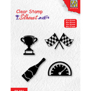 Clear stamps silhouette, Formula one serie: 3
