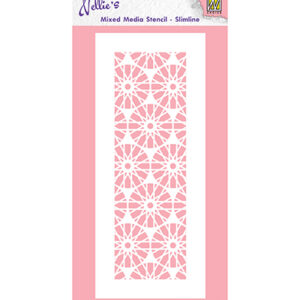 Mixed Media Slim line stencils, Crystal