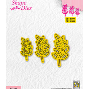 Shape dies, Set of 3 Branches-1