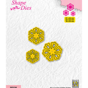 Shape dies, Set of 3 Flowers-5