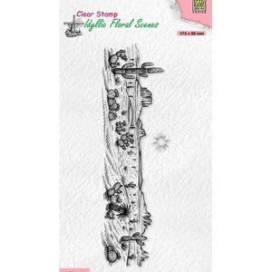 Clear Stamps Idyllic Floral Scenes, Slim line Desert