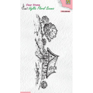 Clear stamps Idyllic Floral Scenes, Slim line roses