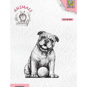 Clear Stamps, Animals dog with ball