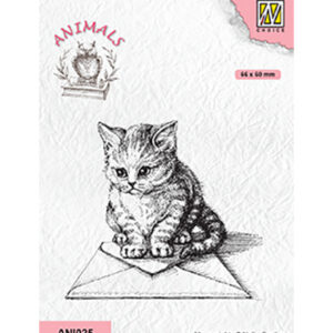 Clear Stamps, Animals kitten with envelope